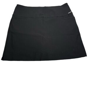 S.C.&CO. Black Skort Flat Pockets Built in Black Shorts XL